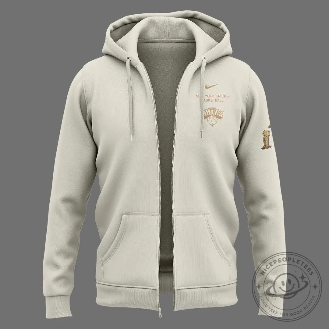 New York Knicks 2026 NBA Finals Champions Team Signatures Cream Hoodie 8 New York Knicks 2026 NBA Finals Champions Team Signatures Cream Hoodie