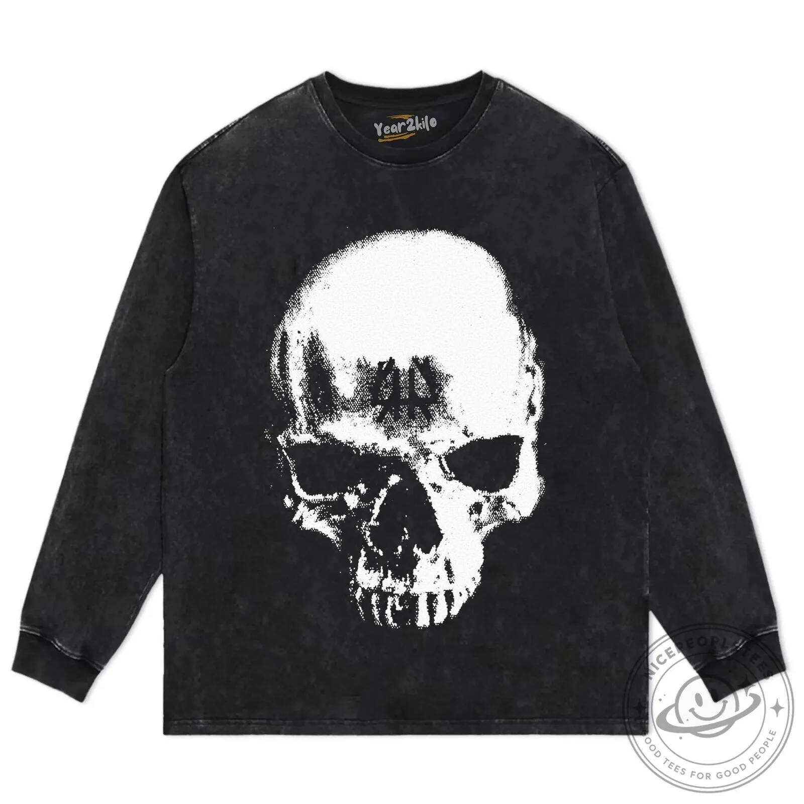 Horrible Skull Graphic Print Black Crewneck Short Sleeve T-Shirt 14 Horrible Skull Graphic Print Black Crewneck Short Sleeve T-Shirt
