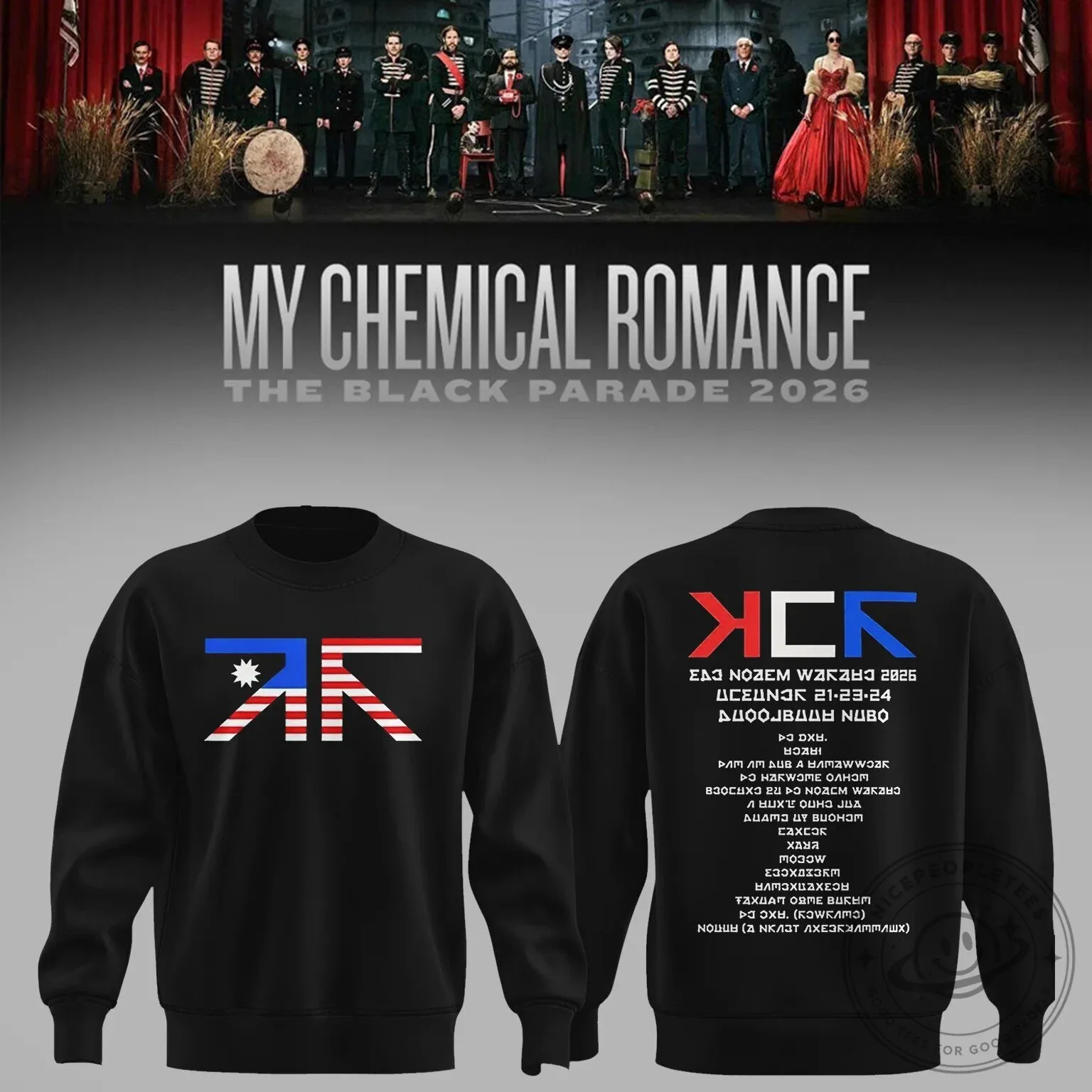 The Black Parade Concert Sweatshirt - My Chemical Romance 2026 Los Angeles Edition