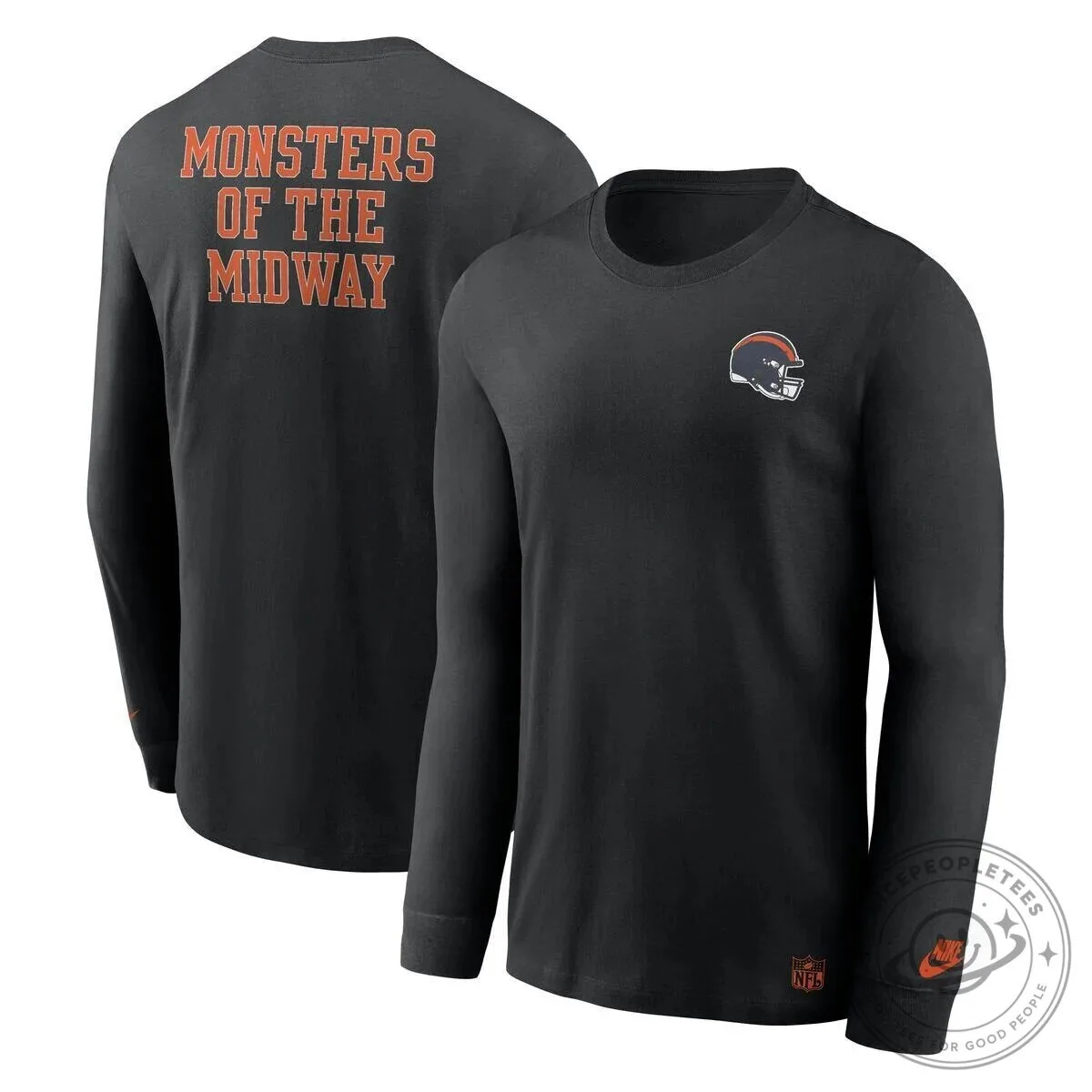 Chicago Bears Monsters Of The Midway NFL Football Long Sleeve T-Shirt
